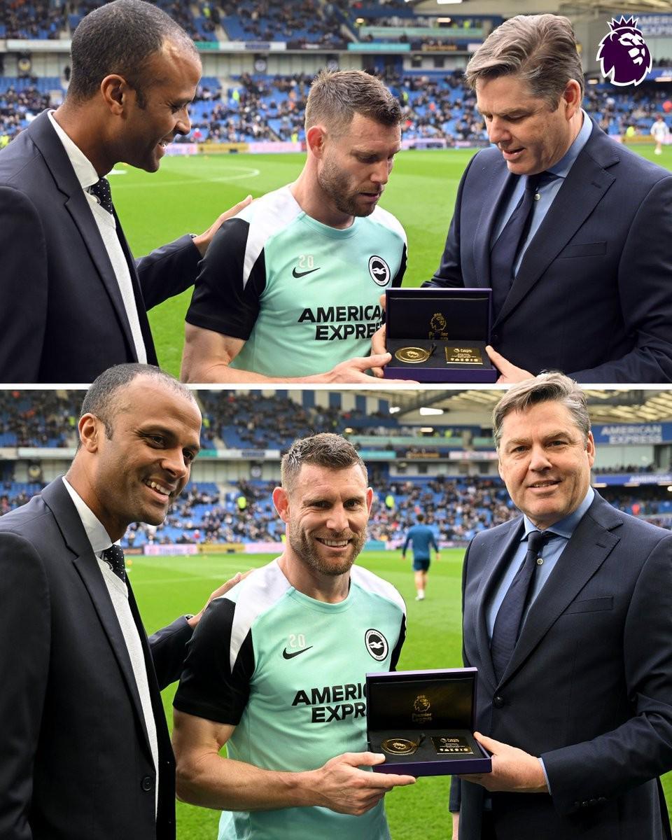 开云官网-致敬传奇,英超官方在本轮赛前为英超历史出场王米尔纳颁奖